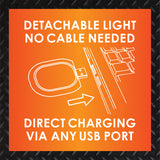 Roughneck LED Light Hat 6 Pieces Per Retail Ready Display 23274