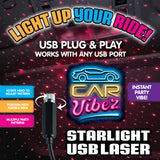 WHOLESALE CAR STARLIGHT MOOD LIGHT USB 6 PIECES PER DISPLAY 23306