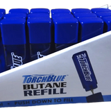 18ML Bulk Butane Refill - 18 Pieces Per Retail Ready Display 23363 TORCH BLUE
