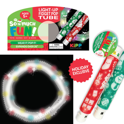 ITEM NUMBER 023490 HOLIDAY LIGHT-UP TUBE 24 PIECES PER PACK