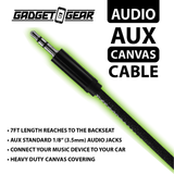 Auxiliary Audio Cable 7FT- 12 Pieces Per Retail Ready Display 23496