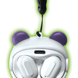 Wireless Earbuds Animal Themed with Case & Lanyard- 6 Pieces Per Retail Ready Display 23561
