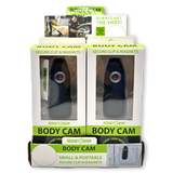 Body Cam with Micro Sd Card - 4 Pieces Per Retail Ready Display 23591