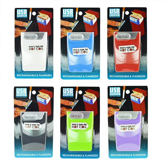 ITEM NUMBER 023607 USB CIG PACK INSERT 12 PIECES PER DISPLAY