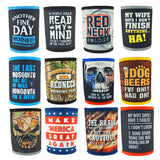 Neoprene Can & Bottle Cooler Coozie- 12 Per Retail Ready Display 23937