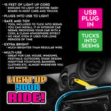 Car Interior Light Strip USB- 6 Pieces Per Retail Ready Display 23698