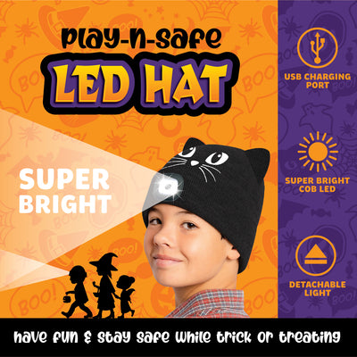 ITEM NUMBER 023703 HALLOWEEN LED HATS - 6 PIECES PER DISPLAY