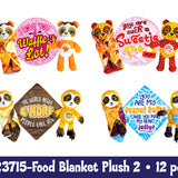 Blanket Plush Assortment Floor Display- 36 Pieces Per Retail Ready Display 88461
