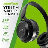 Wireless Headphones Youth with Aux Cable- 6 Pieces Per Retail Ready Display 23724
