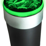 Glow In The Dark Printed Lid Butt Bucket Ashtray with LED Light- 6 Per Retail Ready Wholesale Display 22634