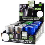 Smell Proof Metal Storage Jar- 12 Pieces Per Retail Ready Display 23864