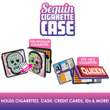 Sequin Cigarette Storage Wallet Assortment- 8 Pieces Per Retail Ready Display 88210