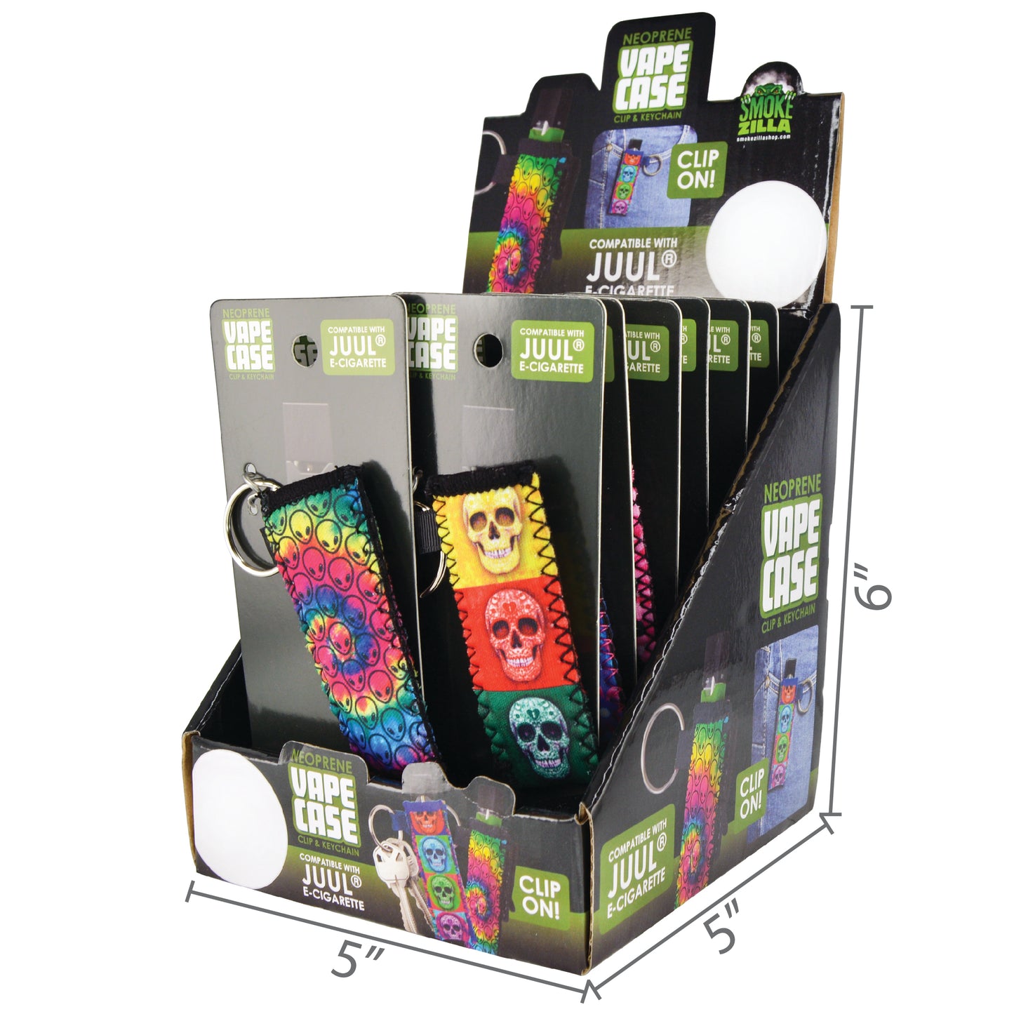 ITEM NUMBER 024876 NEOPRENE JUUL® CASE 12 PIECES PER DISPLAY