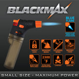 WHOLESALE BLACK MAX TORCH LIGHTER 16 PIECES PER DISPLAY 24920