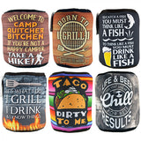 Neoprene Freezer Pack Can & Bottle Cooler Coozie- 6 Pieces Per Retail Ready Display 24980