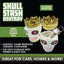 ITEM NUMBER 024993 CERAMIC SKULL ASH JAR 6 PIECES PER DISPLAY