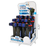 WHOLESALE TWO FLAME TORCH BLUE XXL TORCH 12 PIECES PER DISPLAY 25557