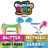 WHOLESALE CARDED BOUNCING PUTTY 12 PIECES PER DISPLAY 25617