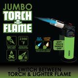 WHOLESALE JUMBO TORCH 2 FLAME 6 PIECES PER DISPLAY 25619