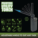 Pivot Head Utility Torch Lighter- 10 Pieces Per Retail Ready Display 41545
