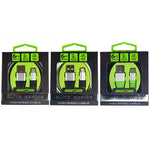 Charging Cable Elite USB to USB-C 6FT 2 Amp - 3 Pieces Per Pack 25977 GADGET GEAR