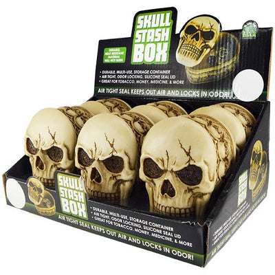 ITEM NUMBER 025979 POLY SKULL STASH BOX 6 PIECES PER DISPLAY