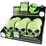 Glow in the Dark Skull Storage Box Display
