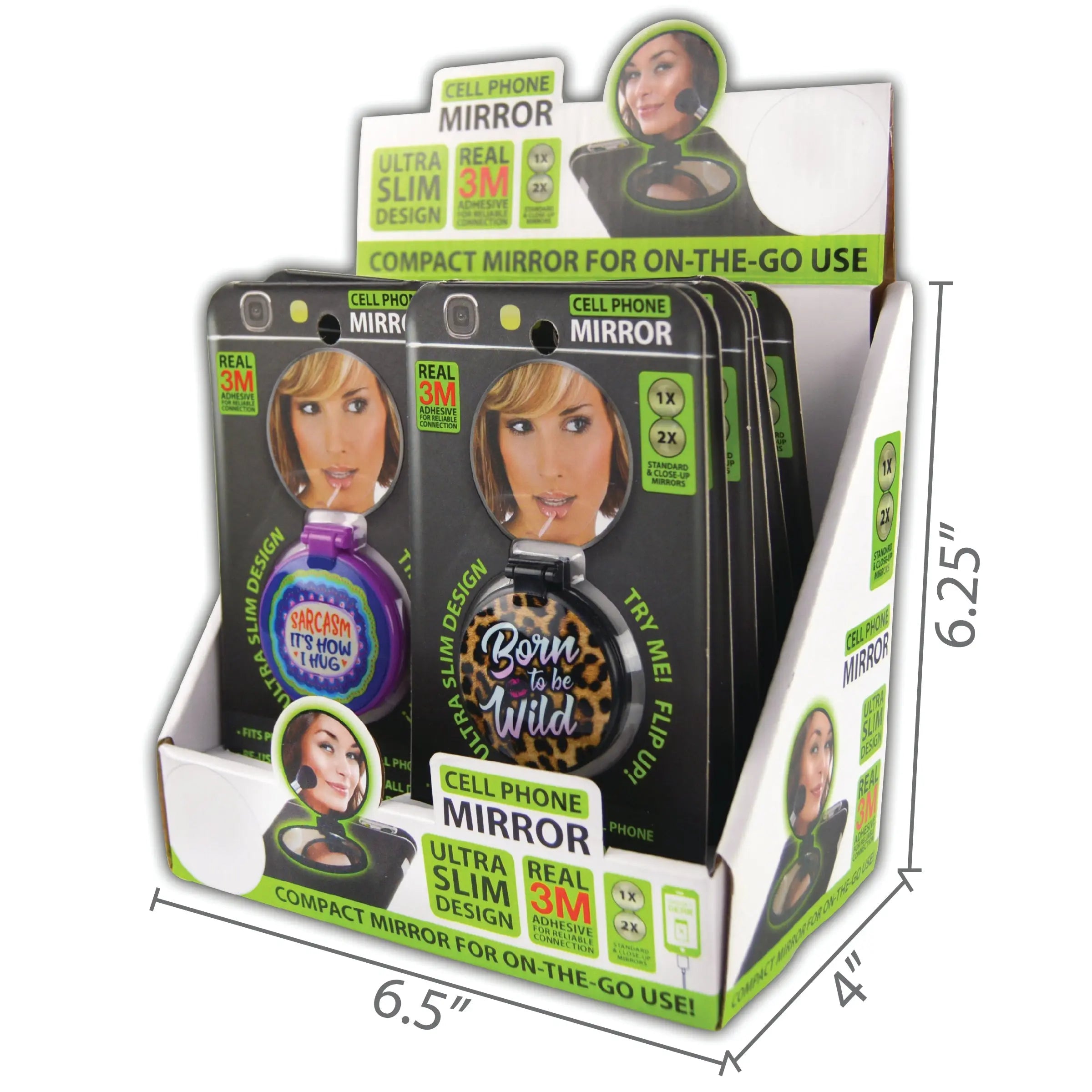Cell Phone Socket with Mirror - 12 Pieces Per Retail Ready Display 26373 GADGET GEAR