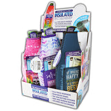Neoprene 16 oz Bottle Suite Coozie with Card Pocket- 6 Per Retail Ready Display 26455