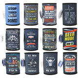 Neoprene Can & Bottle Cooler Coozie- 12 Pieces Per Retail Ready Display 26602
