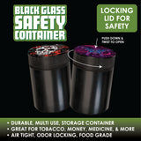 Smell Proof Glass Storage Container - 6 Pieces Per Retail Ready Display 26810