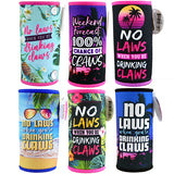 Neoprene Slim Can Cooler Coozie- 6 Pieces Per Retail Ready Display 27800