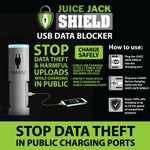 USB Data Blocker Charging Accessory - 6 Pieces Per Retail Ready Display 28172 GADGET GEAR