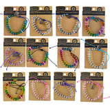 Recycled Bead Bracelet- 12 Pieces Per Retail Ready Display 28187