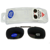Clip On Flip Up Sunglasses with Case- 2 Pieces Per Pack 28971