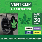 Smoke Eater Vent Clip Air Freshener- 12 Pieces Per Retail Ready Display 30036