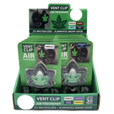 Smoke Eater Vent Clip Air Freshener- 12 Pieces Per Retail Ready Display 30036