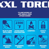 XXL Torch Lighter - 13 Pieces Per Retail Ready Display 40323Q