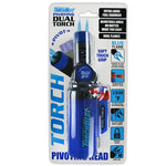 WHOLESALE TORCH BLUE XXL MOVABLE HEAD TORCH 12 PIECES PER DISPLAY 40347 TORCH BLUE