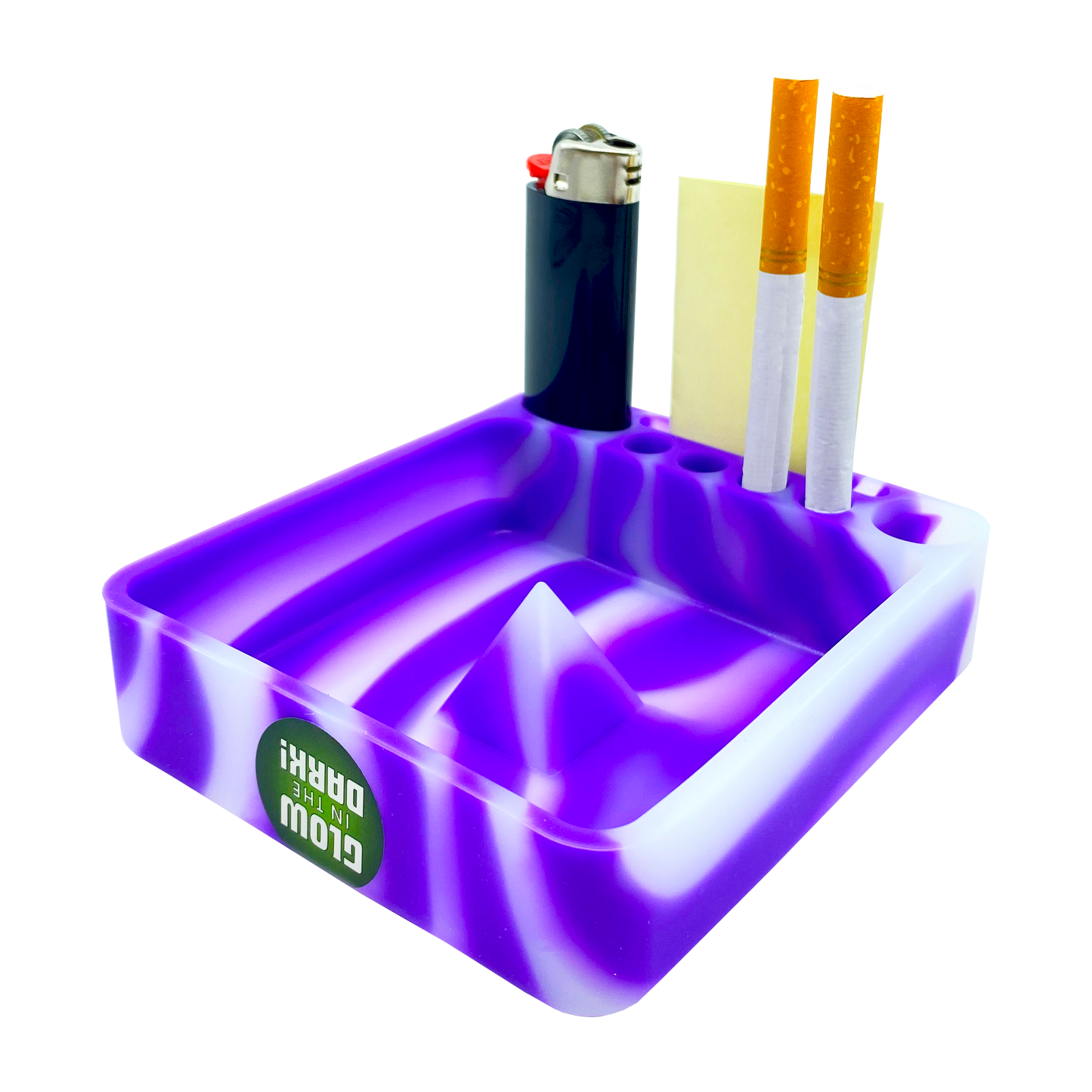 ITEM NUMBER 040957 SILICONE PYRAMID ASHTRAY 6 PIECES PER DISPLAY