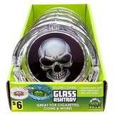 Glow In The Dark Glass Ashtray- 5 Pieces Per Retail Ready Display 41358