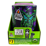 Full Print Butt Bucket Ashtray with LED Light- 3 Per Retail Ready Wholesale Display 41392