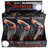Black Max Torch Lighter with Blister Packaging - 12 Pieces Per Retail Ready Display 41534