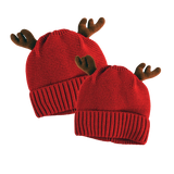 Christmas Antler Winter Knit Hat Beanie- 6 Pieces Per Retail Ready Display 22650