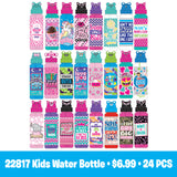 Water Bottle & Plush Assortment Floor Display- 30 Pieces Per Retail Ready Display 88363