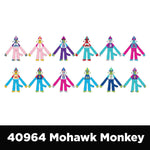 Plush Mohawk Monkey Assorted Floor Display - 24 Pieces Per Retail Ready Display 88437 KIPP BROTHERS