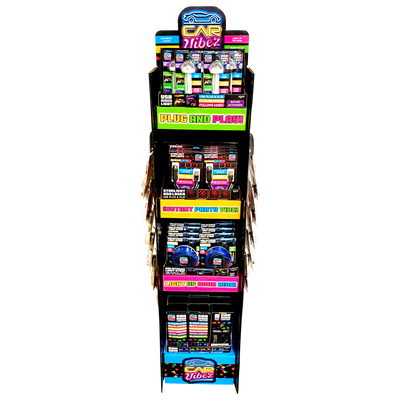 ITEM NUMBER 088467 CAR VIBEZ LIGHTS FLOOR DISPLAY 52 PIECES PER DISPLAY
