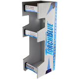 WHOLESALE - CORRUGATED TORCH BLUE 3 TIER Display Only 973040