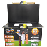 Merchandising Fixture- Corrugated Soft Dart Gun Display ONLY 975310