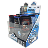 Neoprene Can & Bottle Cooler Coozie - 12 Pieces Per Retail Ready Display 23735